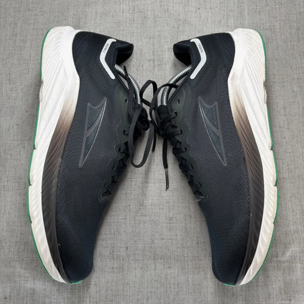 Altra Rivera 3 Shoes Black White Teal Mesh Road Running Sneaker Men's Size 9.5